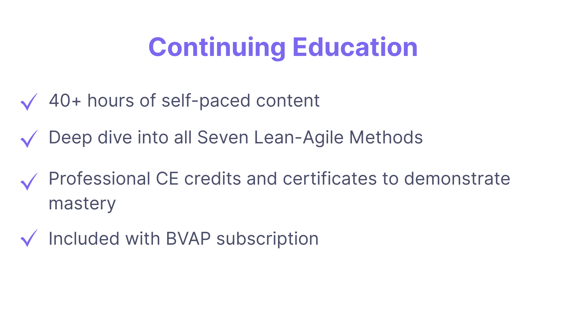 Continuing Education
