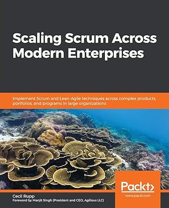 scaling scrum accross modern enterprise best seller book